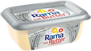 Rama mit Butter Meersalz