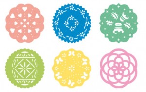 set 6 sabloane pentru pudrat Delicia Tescoma