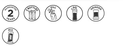 Blender Mix & Go Pro Aura, Russell Hobbs