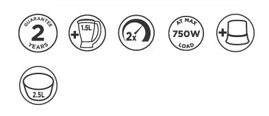 Robot de bucatarie Aura, Russell Hobbs