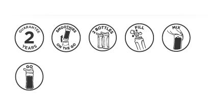 Blender personal mix & go kitchen, Russell Hobbs