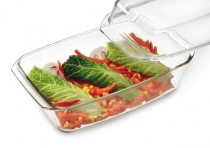 Vas rectangular cu capac termorezistent Simax 2,8 L