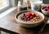Budinca de chia double protein