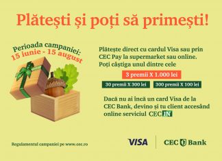 CEC Bank Campanie premii Visa