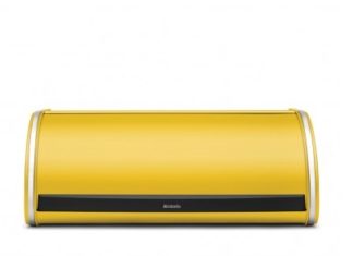 Cutie pentru paine inox Daisy Yellow