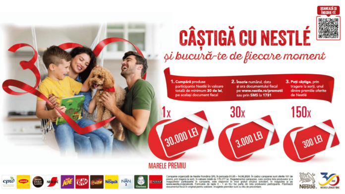 Câștigă cu Nestlé și bucură-te de fiecare moment 2026