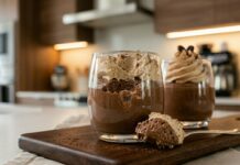 Mousse de ciocolata cu cafea