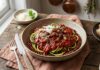 Paste de linte cu sos Amatriciana