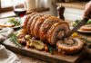 Rulada de porc in stil italian