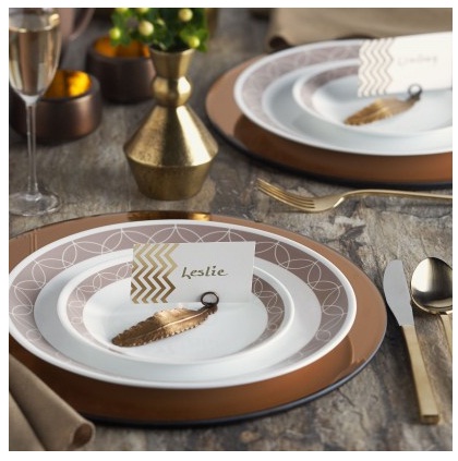 Serviciu de masa 16 piese Corelle Sand Sketch