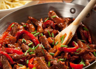 Vita crocanta cu chilli si legume