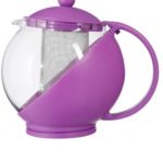 Ceainic cu infuzor mov