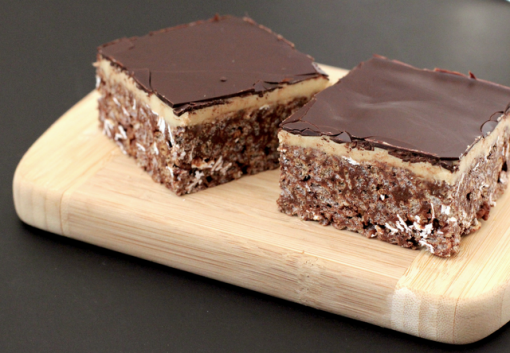 Tort de orez cu crema de ciocolata