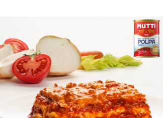 Lasagna cu sos de rosii Mutti