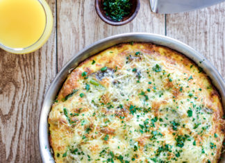 Fritata cu ciuperci si dovleac