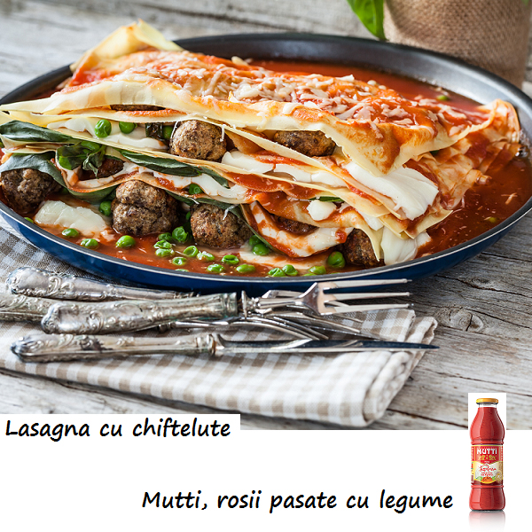 Lasagna cu chiftelute