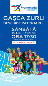 promenada se urca pe patine