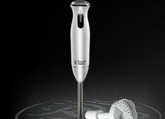 Blender manual cu accesoriu pentru piure Aura, Russell Hobbs