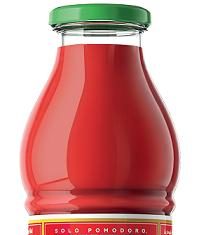 MUTTI, rosii pasate cu busuioc la sticla, 700 g