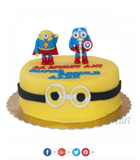 Tortul Minioni Super Eroi acum pe www.etorturi.ro