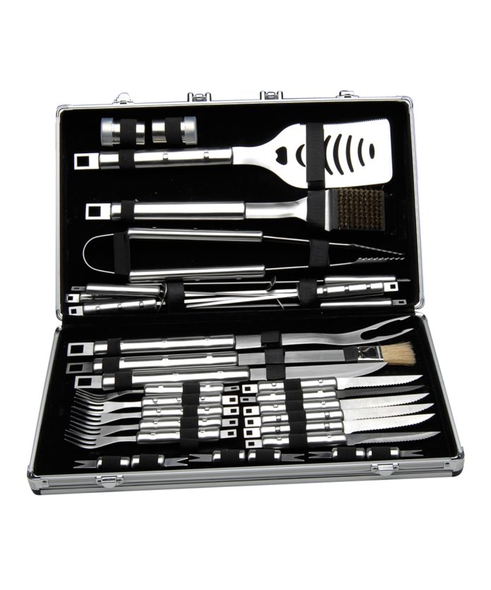 Set gratar BergHOFF Cubo, 33 piese in valiza de aluminiu
