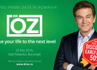Doctor OZ vine pentru prima data in Romania! 25 mai 2016, Sala Palatului