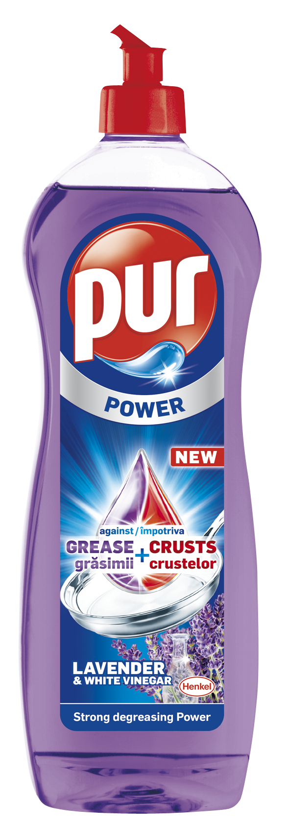 Noul Pur Power, puternic impotriva grasimii, acum si cu parfum de Lavanda