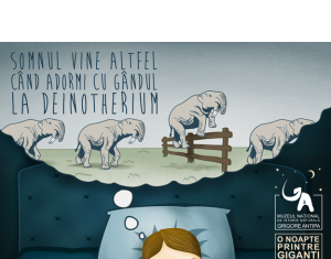 Somnul vine altfel cand adormi cu gandul la Deinotherium