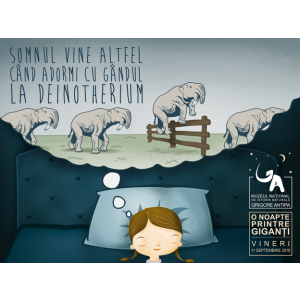 Somnul vine altfel cand adormi cu gandul la Deinotherium