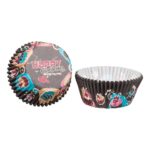 Set 75 forme hartie pentru briose maro